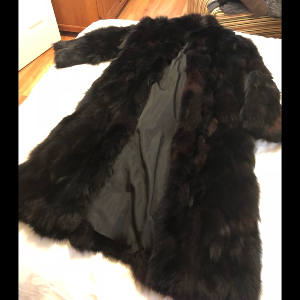 Authentic Black Fox Coat (never cold stored)